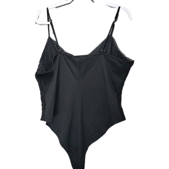 Forever 21 Y2K Lace Teddy Bodysuit Sz 3X Nightclub Whimsigoth Black Lingerie - Picture 9 of 16